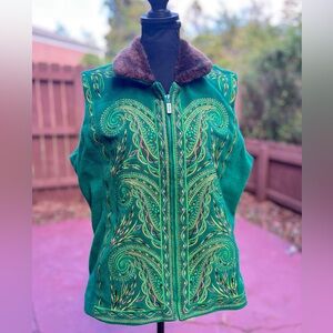 Bob Mackie Fleece Vest